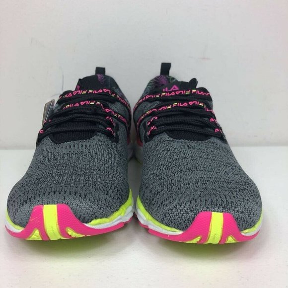 Fila Womens Memory Realmspeed Evo Running Shoes Gray Pink 5RM00570-059 8.5M New - Picture 3 of 11